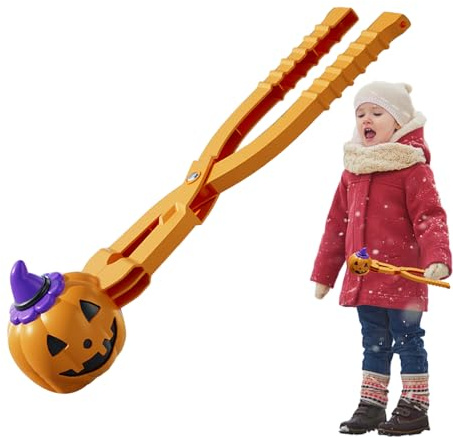 Dtaigou Herramienta de fabricación de bolas de nieve – Mango ergonómico para todas las estaciones – Molde de bolas de nieve para invierno – para niños niñas adolescentes estudiantes jardín parque