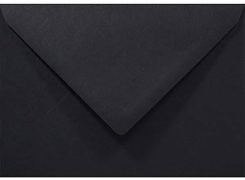 Netuno 50 buste per lettere colorate nero formato C6 114 x 162 mm Rainbow 80g buste partecipazioni feste di compleanno battesimo matrimonio buste per inviti