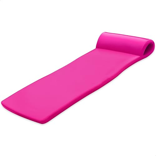 TRC Recreation Sunsation 1.75 Thick Foam Pool Float Water Lounger w/Headrest for Adult Lounging & Sunbathing in Swimming Pools, Beaches & Lakes, 70 x 26