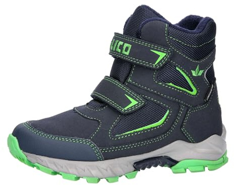 Lico Unisex Kinder Mauno V Schneestiefel, Marine Grün, 34 EU