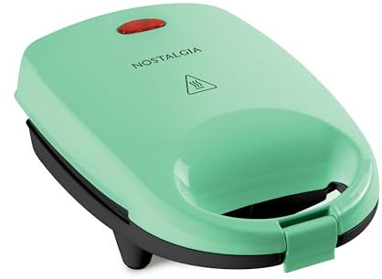 Nostalgia MSAND5MG MyMini Personal Sandwich Maker Pizza Bags, Quesadillas, Breakfast, Paninis, Mini, Mint Green