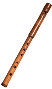 Wooden Whistle iVolga PDC-01 key of D Great Sound Hand Carved Stabilized Wood Flute Folk Wind Music Instrument Handmade Woodwind Brown