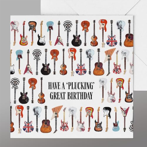 Födelsedagskort för gitarr