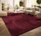 TT Home Teppich Wohnzimmer Kurzflor Anti-Rutsch Rückseite Einfarbiges Design Waschbar, Farbe: Rot, Größe:200x280 cm