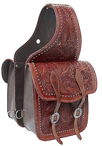 Borsa da sella in pelle con cinghie e fibbie in ottone/SS per cavalli/borsa da sella per cavalli/borsa da sella per cavallo ME-WSB-052