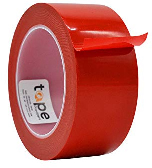 WOD Vapor Barrier & Greenhouse Repair Tape – 2 Inch x 108 Ft Red Polyethylene Film, UV-Resistant, Waterproof Seam Tape for Crawl Space, RV, Marine, and Agriculture Applications