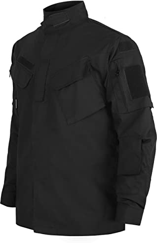 DOMINATOR URBAN COMBAT Chemise militaire tactique camouflage pour homme – Ripstop respirante manches longues, poches multiples, tissu résistant – Vêtement de plein air airsoft chasse randonnée