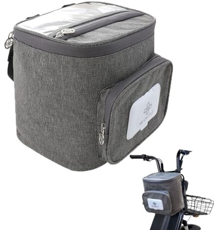 Wasserdichter Fahrradkorb Tasche,Lenkertasche Fahrrad,Fahrradtasche Fahrradkorb,Fahrradkorb Vorne Tasche,Lenkertasche Fahrrad Wasserdicht,Fahrradtasche Lenker