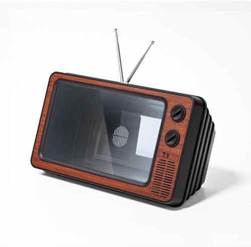 Vintage TV Phone Retro Mobile Phone Surround Zoom In Phone Screen Extended Stand Amplifier Follow-up amplifier Magnifier cellphone Phone Magnifier Magnifier Enlarger magnifier phone Screen Scr