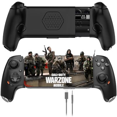 arVin Type C Mobile Gaming Controller for Android & iPhone 16/15 Series(USB-C), Phone Controller with Hall Joysticks & Triggers, Remote Play/Xbox Streaming/Cloud Game/COD, 3.5mm Audio Jack