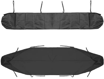 YCDZSW Housse Protection pour Auvent, Sac De Protection pour Store Banne étanche UV Anti Poussière, Auvent De Terrasse Housse De Rangement pour Auvent Extérieur (3.5m,Noir)