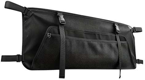 Folding Camping Side Bag - Foldable Cart Storage Pouch, Outdoor Trolley Pocket | Portable Gear Organizer Picnic Fishing Setup, Compact Attachment Accessory for Camping UtilityWagon Equipment Carrying