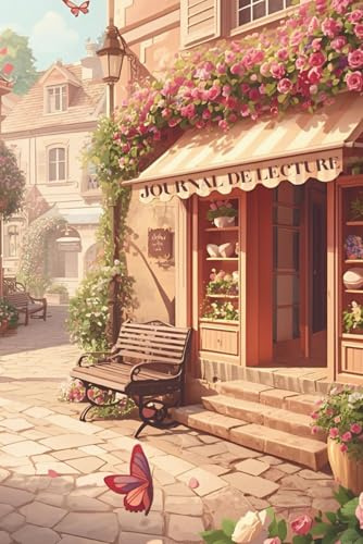 JOURNAL DE LECTURE - 12 LIVRES PAR MOIS - ROSE VINTAGE