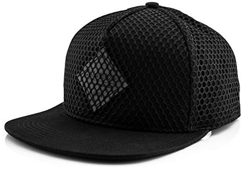 Blackskies® Andromeda Snapback Cap Schwarz Unisex Baseball Mütze Mesh Style
