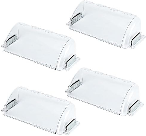 SKSFLY Air Vent Deflectors, Adjustable Magnetic, 9-15 Inches, 4 Pack
