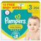 Pampers Premium Protection New Baby Size 3, 204 Nappies, 6kg-10kg, Monthly Pack + Pampers Harmonie Aqua Baby Wipes 1 pack of 10 Wipes