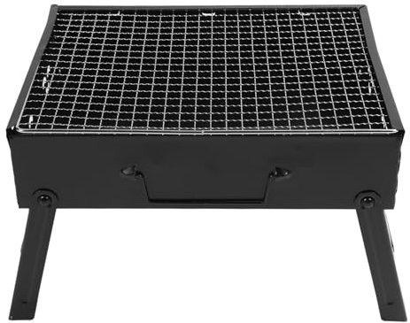 Parrilla de carbón portátil, parrilla de barbacoa de calentamiento rápido y uniforme para picnic