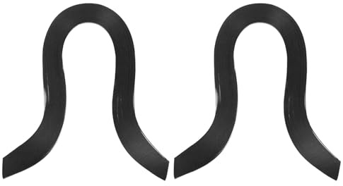 PATIKIL 240Pcs Bandes de Papier Quilling, 3mm x 39cm, Papier Origami pour l'Artisanat DIY, Débutants, Noël, Noir