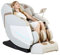 Relaxora Massagesessel 3D Zero Gravity SL Track Ganzkörper-Shiatsu-Massage mit Fußrollen Bluetooth Wärmetherapie Wadenknetmassage Airbag-Massage Stretch (Beige)