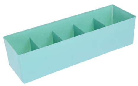 OKUMEYR Classroom Pencil Basket Storage Box Removable Dividers for Crayon and Art Supply Organization, Light Green Desktop Organizer for Kindergarten and School Use