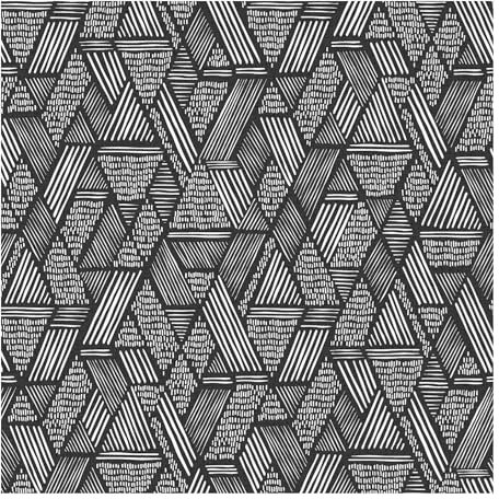 Superfresco Easy Ethnic Stitch Black/White Wallpaper (was £17.99)