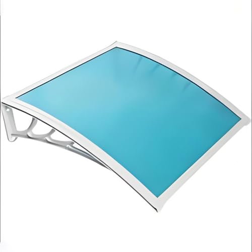 Marquise de porte,auvent,auvent de terrasse,toit d'auvent,store banne exterieur terrasse,auvent porte d'entrée,auvent latéral de voiture,auvent de porte de fenêtre,auvent avant porte(Blue,60x100cm/23.