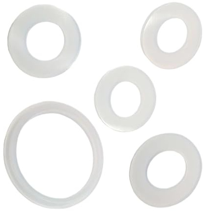Huayeex Jeu De Joints D'étanchéité pour Connecteurs | 5 Pièces Joints Pompe À Air Rechange en Caoutchouc pour Piscine | Accessoires d'Étanchéité Antifuite pour Chauffage de Spa et