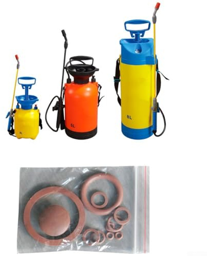 Eawfgtuw Lot de 10 anneaux d'étanchéité de pulvérisation de jardinage pour pulvérisateurs portables de 3/5/8 L, pièces de rechange en caoutchouc compatibles avec plantes de jardin pour accessoires