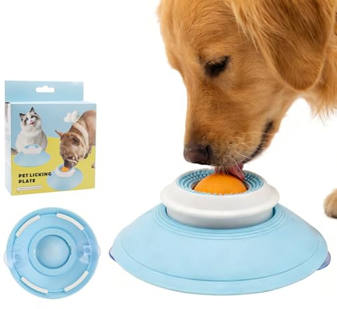 Lick Mate per Cani,Cane Slow Feeder Lick Bowl