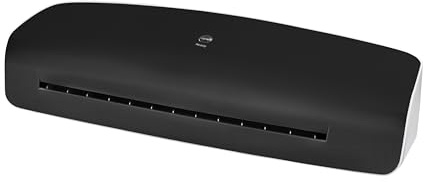 monolith 80MO25017B - Lamineringsmaskin, lamineringsmaskin för DIN A4-storlekar, 2 värmerullar, varmlaminering, kort uppvärmningstid