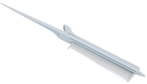 Bewinner Pettine a Coda di Topo con Clamp/Holder, Pettine per Cotonare e Colorare i Capelli a Punta Fine per Parrucchieri, Strumento di Styling Professionale per Sezionare, Sfumare, Lisciare e Stili