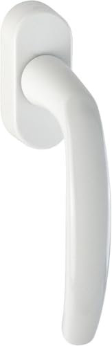 bricoleva.it Poignée de fenêtre blanche avec ouverture 360 degrés - Poignée pour porte fenêtre - Poignée de porte blanche
