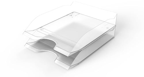 Durable Vaschette porta corrispondenza BASIC A4, trasparente, impilabili, 6 pezzi, 1701674400