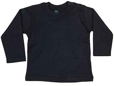 BabyBugz Baby Boys/Girls Long Sleeve T Shirt Black 18-24 Months