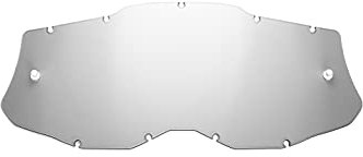HZ Unisex – Erwachsene Seecle SE-41S271-HZ Ersatzglas Silber verspiegelt kompatibel für Brille/Maske 100% RACECRAFT 2 / STRATA 2 / ACCURI 2 / Mercury 2, durchsichtig, Einheitsgröße