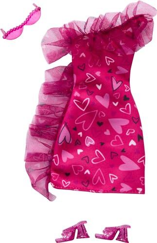 Barbie Fashion Pack HRH36 Puppenkleid für Puppen, 1 Stück Barbie
