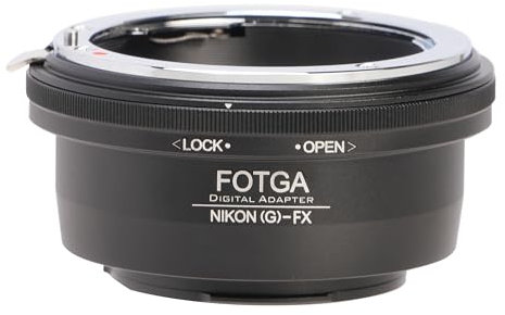 Hersmay Objektiv Adapter Ring für Nikon G (F/AI/AIS/D/AFS) auf Fuji FX-Mount Kameragehäuse Kompatibel mit Fujifilm X-H2S, X-Pro3, X-T5, X-T4, XT2, XT20, XE3, X-S20, X-S10, X-T30II, X-E4