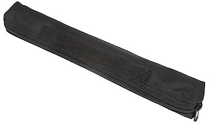 JEWEDECO Schwarze Wasserdichte Oxford-flötentasche Mit Gepolstertem Innenfach Robuste Tragetasche Für Vertikale Flöte Saxophon Und Blockflöte Mit Tragegriff Für Musiker Unterwegs