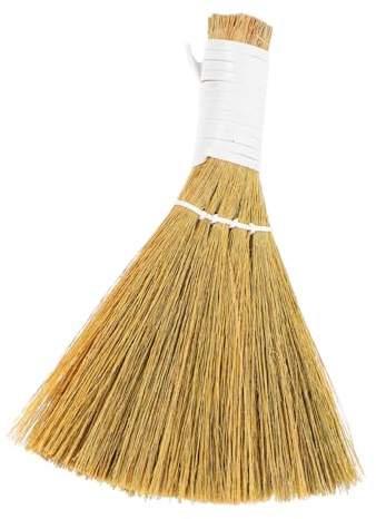 Abaodam Mini Desktop Broom Small Corn Broom Hand Brush Soft Sweeping Brush for Quick Cleaning Handheld Table Sweeper