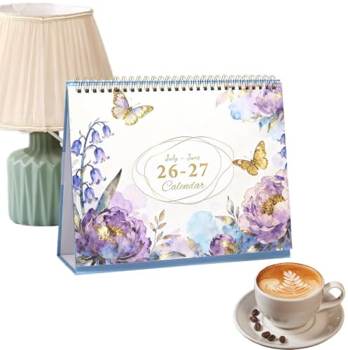 2026-2027 Månadskalender 25,5 cm x 20,5 cm x 7,7 cm Planerare Juli Till | 2026 Månadskalender För Skola Högskola Klassrum Kontor Arbete Företag Familj Lärare och Student