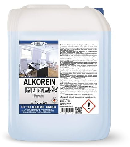 Lorito Alkorein 254, Bodenreiniger, Konzentrat für Boden aus Kunsstoff, Fliesen und Hartboden, Reiniger im 10L Kanister