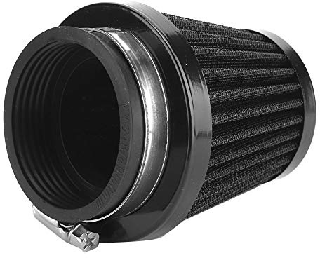 Qiilu Motorcykel luftfilter, svamp luftfilter renare universellt modifierat tillbehör (48 mm)