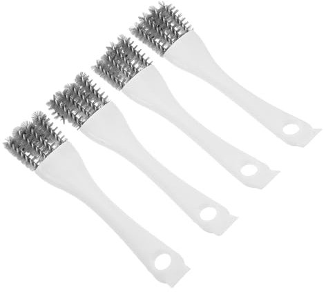 TOBBOMEY 4stücke Teiliges Reinigungsbürsten Grill Herd Arbeitsplatte Multifunktionale Bürste Mit Einzigartigem Borstendesign Zur Gründlichen Reinigung Schwer Zugänglicher Ecken Und Spalten
