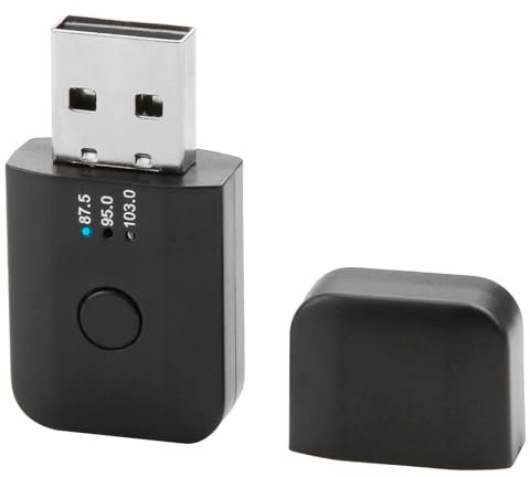 Car Bluetooth 5.1 FM Transmitter,Radio Bluetooth Receiver&Transmitter Car Bluetooth Adapter,USB Wireless Audio Receiver for Car Bluetooth Audio Transmitter FM Transmitter Car Bluetooth