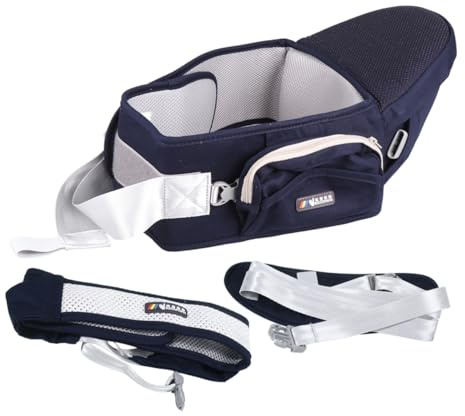 Beaupretty Portabebés Multifuncional Asiento De Cadera Para Ñiño Ergonómico Transpirable Correas Ajustables Soporte Cómodo Para Recién Nacidos y Niño Niña Pequeños Para Paseos Al Aire