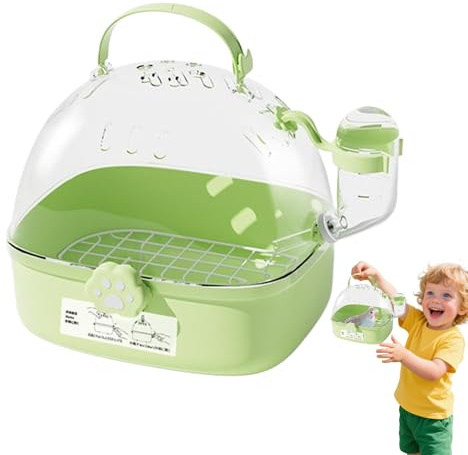 Vogeltransporter - Reisekäfig Für Vögel,Leichter Belüfteter Käfig Mit Trinkflasche Handtransportbox Für Kleine Haustiere Autofahrten