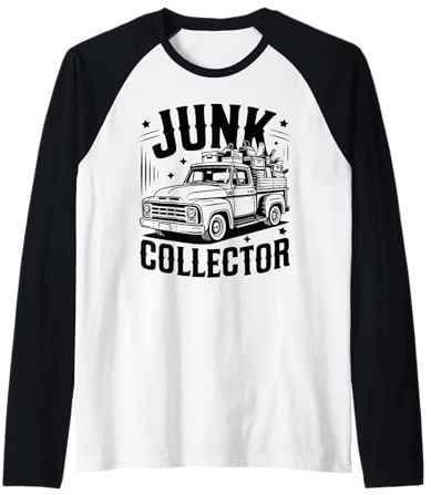 Camion collecteur de déchets Poubelle Manche Raglan