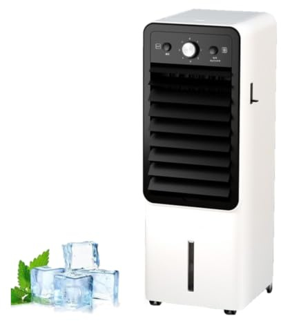 Bärbar mobil luftkonditionering 9000BTU-enhet för kylning, 7L luftkylare, LED-skärm, 3 fläkthastigheter, 7 timmars timer, stor vattentank Fjärrstyrd modell