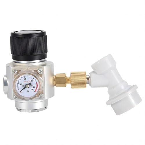VIFERR Keg Regulator - CO2 Druckminderer Mini Barrel Regulator CO2-Regler für Homebrewing