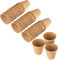 Meister Anzuchttöpfe Ø 8 cm - Praktisches Set mit 48 Stück - 100% torffrei aus PEFC-zertifizierter Zellulose - Biologisch abbaubar / Pflanztopf / Saattopf / Pflanzenanzucht / 9968250 Natur